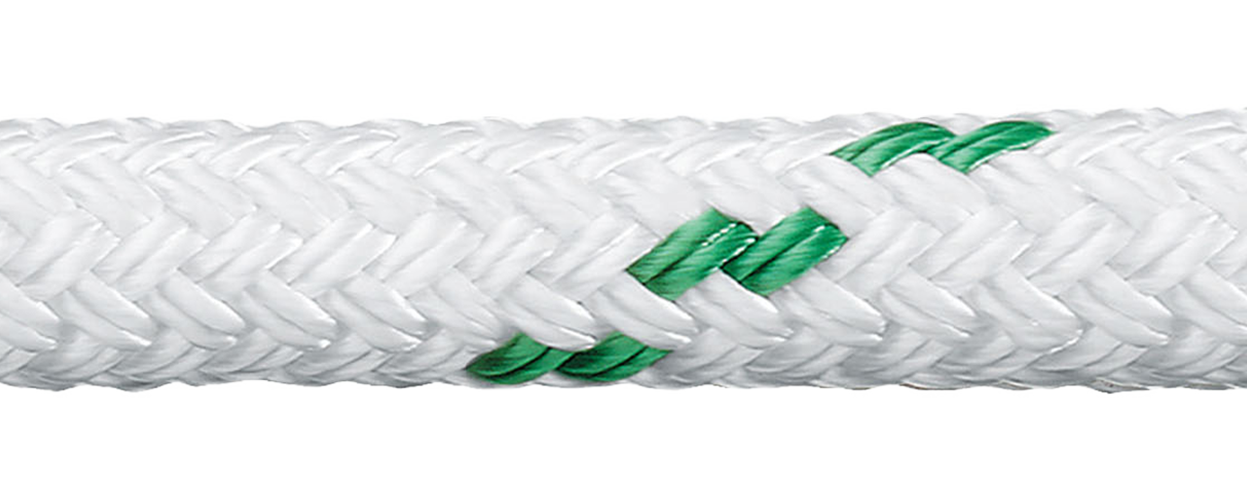 Corde Cordage en Polyester 4mm 50m Blanc Tressé PES multifilament 